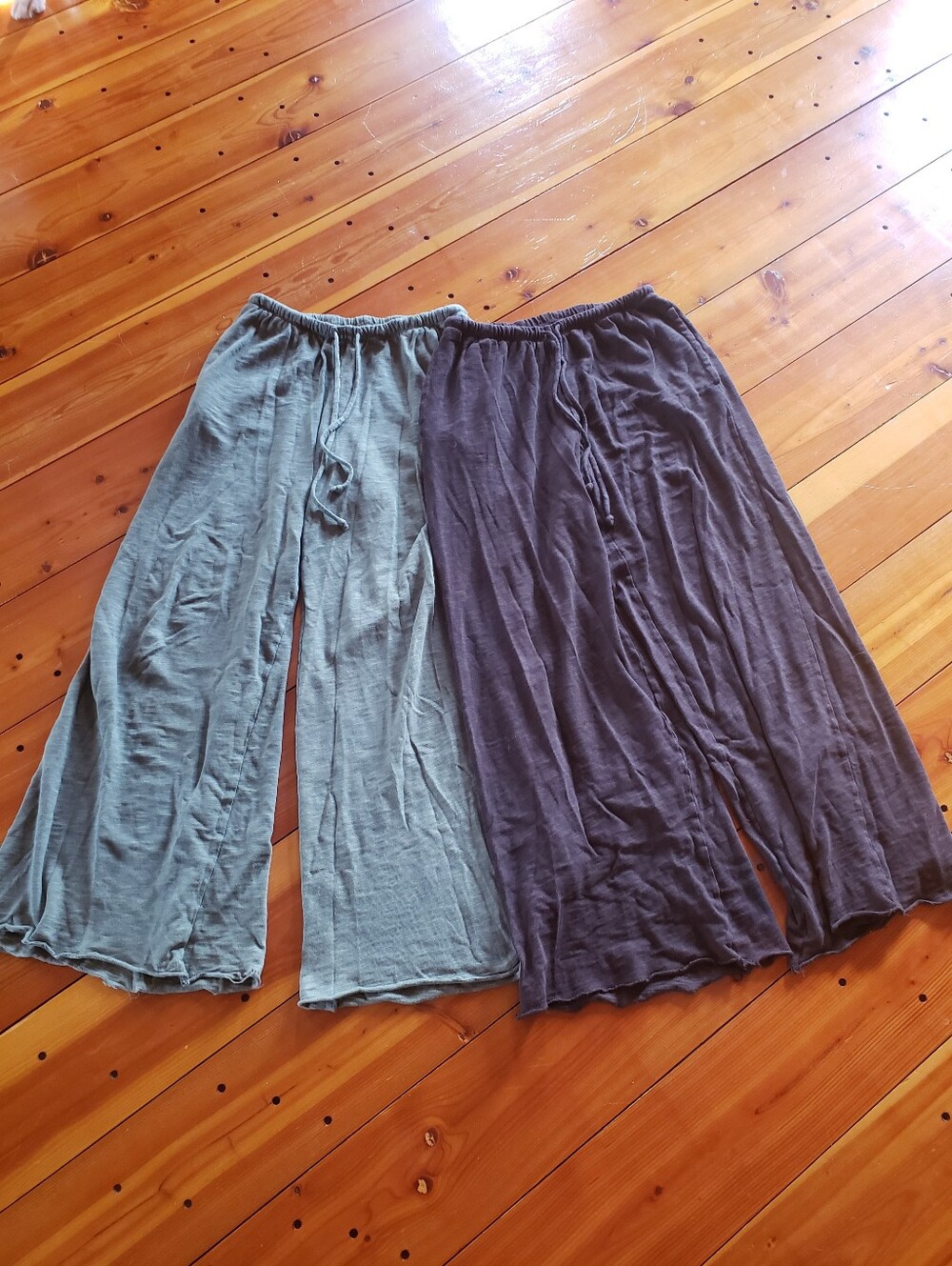 Aerie 100% Cotton Flowy Pants 2 Pairs